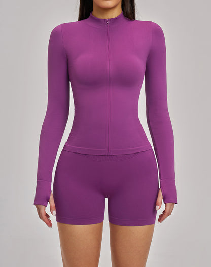 Slim Fit Full Zip Sports Jacket