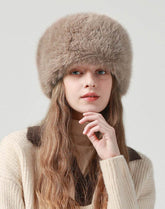 Fuzzy Furry Winter Faux Fur Hat Warm Fluffy Bucket Hat