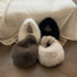 Winter Fluffy Faux Fur Tote Handbag Soft Fuzzy Purse Bag -