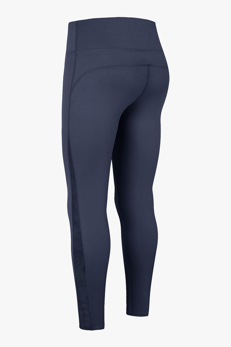 High Waist Workout Leggings with Mesh Inserts for Style and Comfort