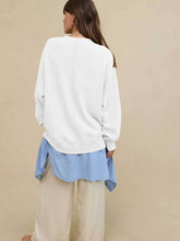 Long Sleeve Loose Crew Neck Sweatshirts