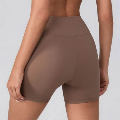 High Waist Tummy Control Hollow Out Yoga Shorts