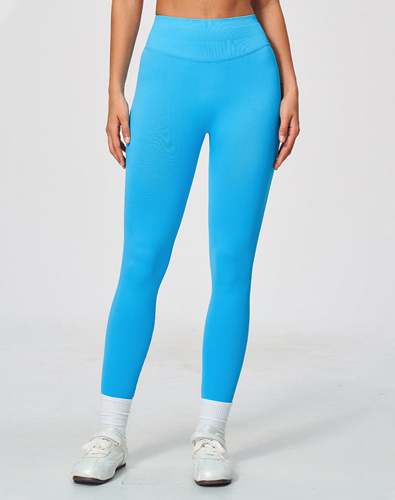 Ribbed High Waisted Seamless Workout Leggings
