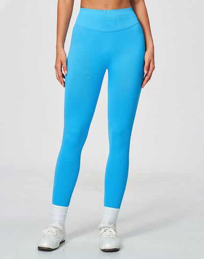 Ribbed High Waisted Seamless Workout Leggings