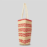 Straw Beach Tote Bag Handmade Woven Hobo Handbag