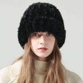 Soft Fuzzy Knitted Warm Beanie Hat