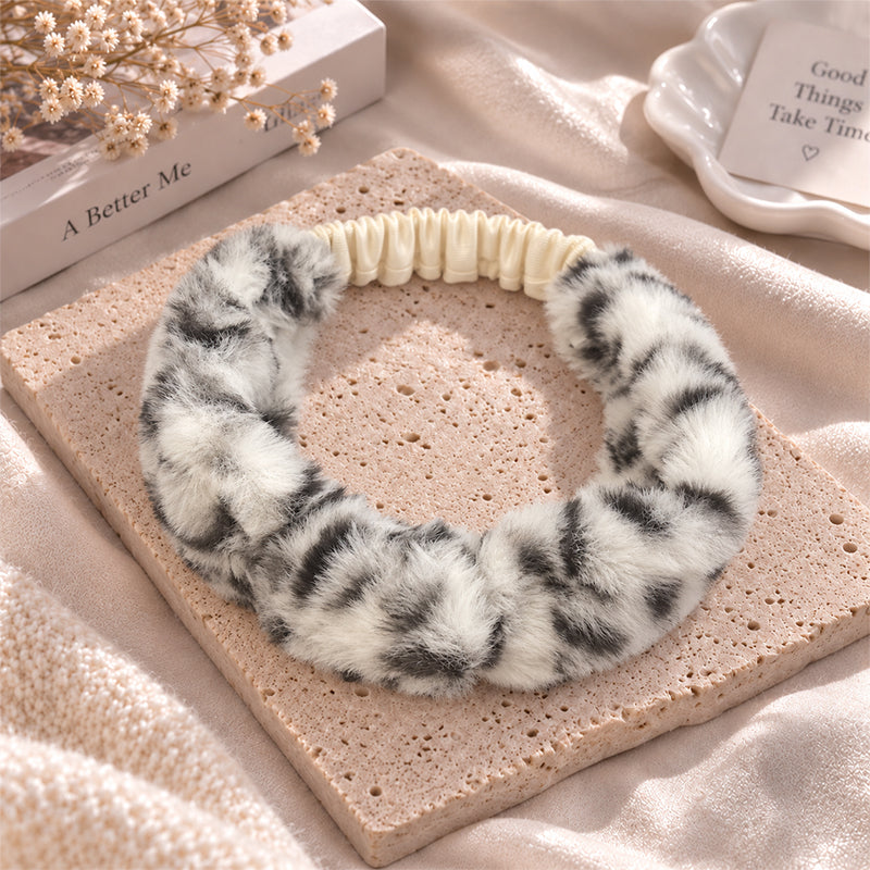 Plush Winter Hairband Yoga Fuzzy Headwrap