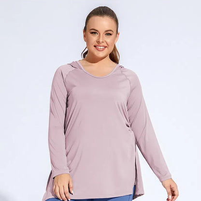 Plus Size Long Sleeve Hoodie