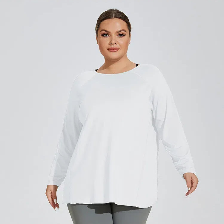 Large Size Loose Yoga T-Shirt