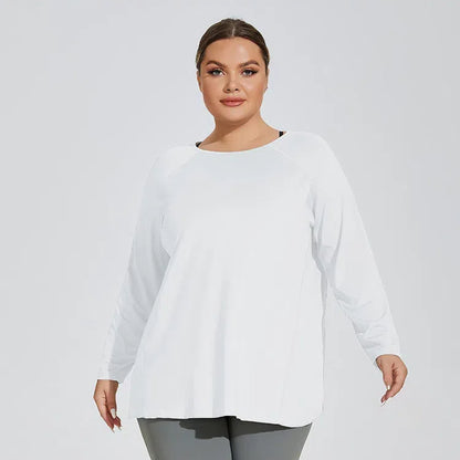 Large Size Loose Yoga T-Shirt