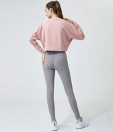 Long Sleeve Crop Yoga T-Shirt