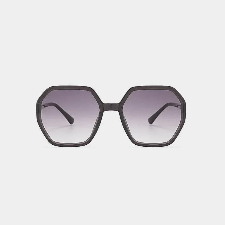 Oversized Vintage Hexagon Sunglasses -