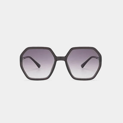Oversized Vintage Hexagon Sunglasses -