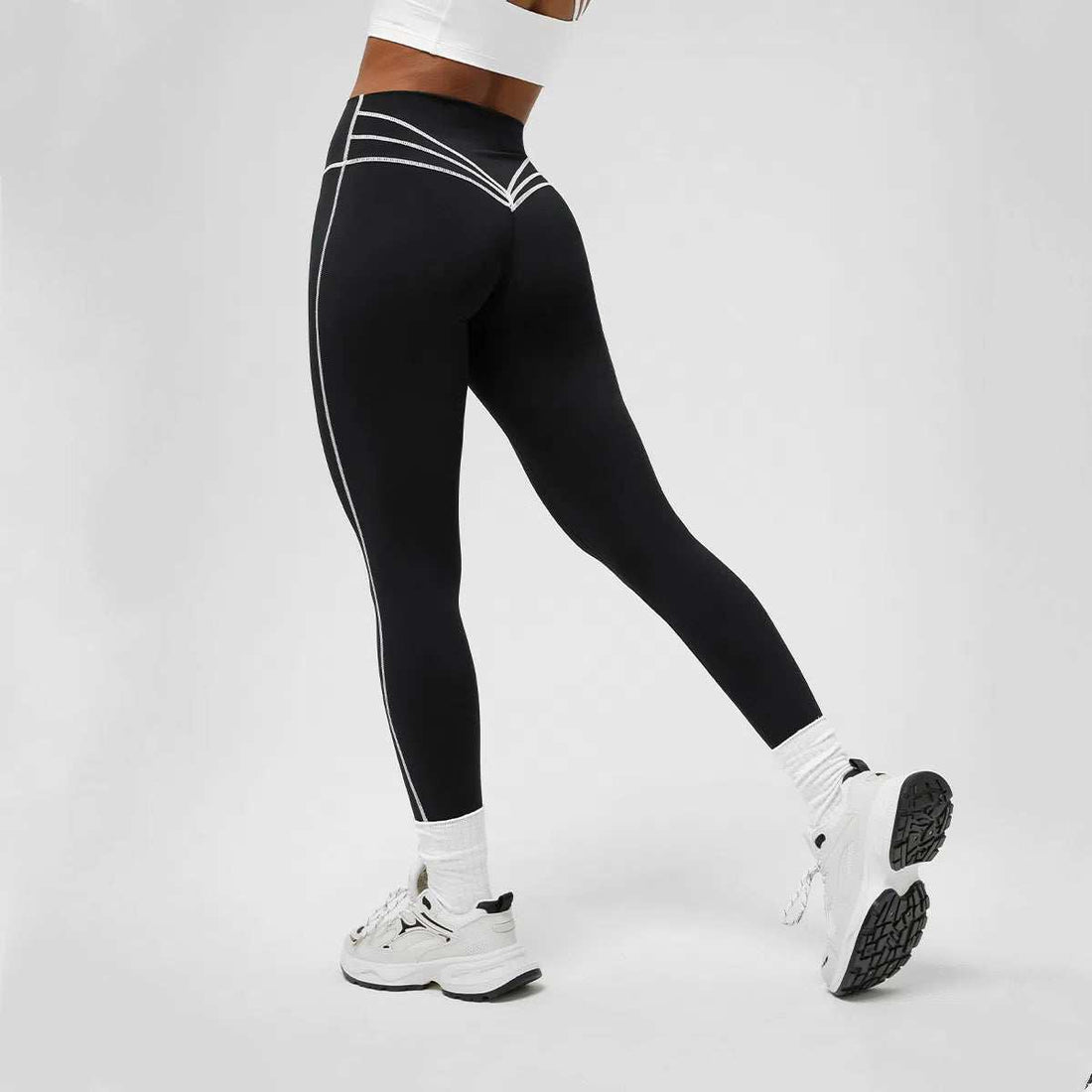 High Waist Black Yoga Legging | Perfect for Active Lifestyles or Sport