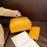 Large Capacity PU Leather Travel Makeup Bag