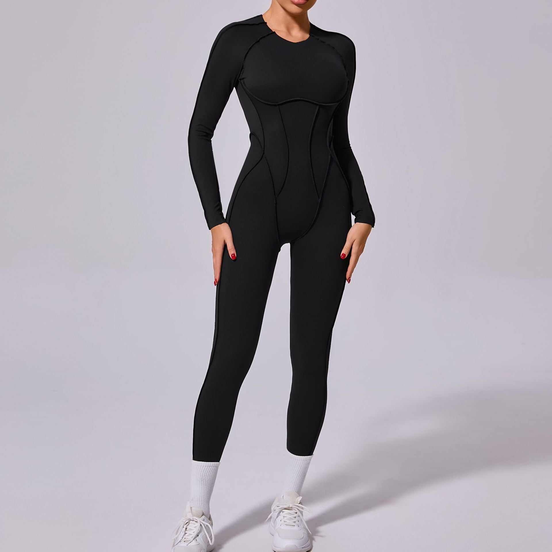 Long Sleeve Backless Yoga Jumpsuits | Embrace Your Workout in Style