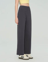 High Waist Straight Leg Pants Casual Trousers with Pocket