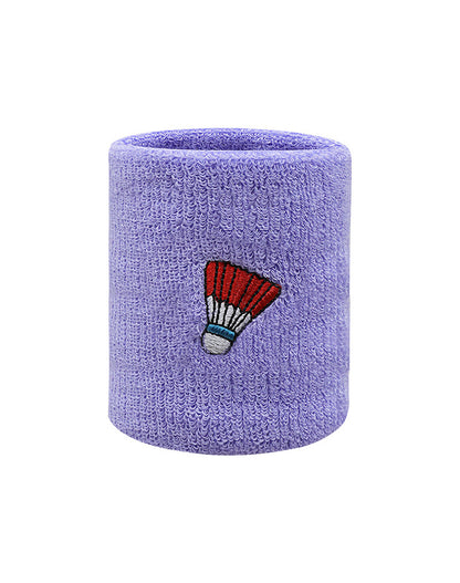 Badminton Embroidery Sports Wristband Set