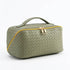 PU Leather Woven Storage Makeup Bag | Organize Your Cosmetics in Style