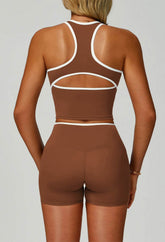 V Neckline Racerback Sports Tank Top
