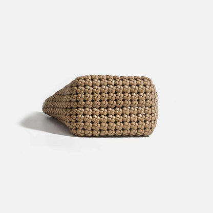 PU Woven Simple Handbag | Elegant &amp; Versatile Daily Accessory