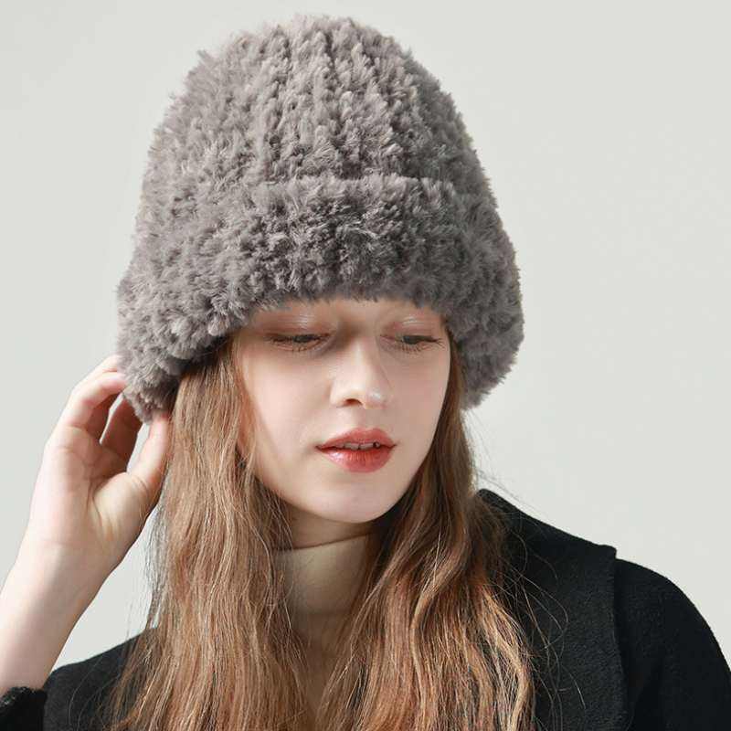 Soft Fuzzy Knitted Warm Beanie Hat | Warm &amp; Cozy Winter Accessory