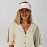 Wide Brim Sports Visor Hats Adjustable Empty Top Cap