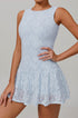 Retro Lace Sleeveless Tennis Dress with Short