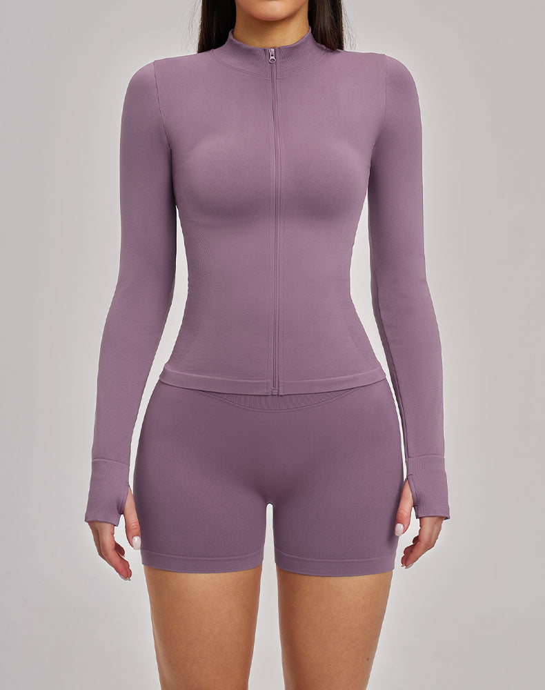 Slim Fit Full Zip Sports Jacket