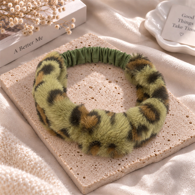 Plush Winter Hairband Yoga Fuzzy Headwrap
