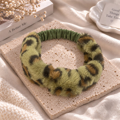 Plush Winter Hairband Yoga Fuzzy Headwrap