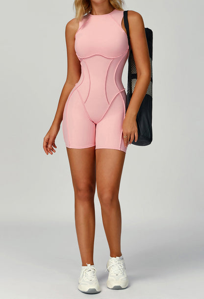 Sleeveless Backless Yoga One Piece Jumpsuits