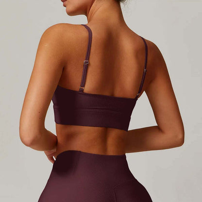 Thin Shoulder Straps Sports Bra | Perfect for Fitness and Workouts