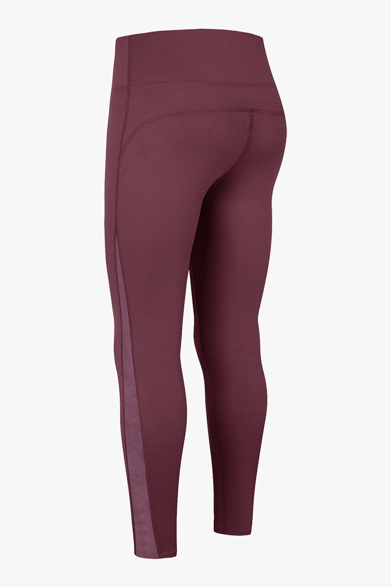 High Waist Workout Leggings with Mesh Inserts for Style and Comfort