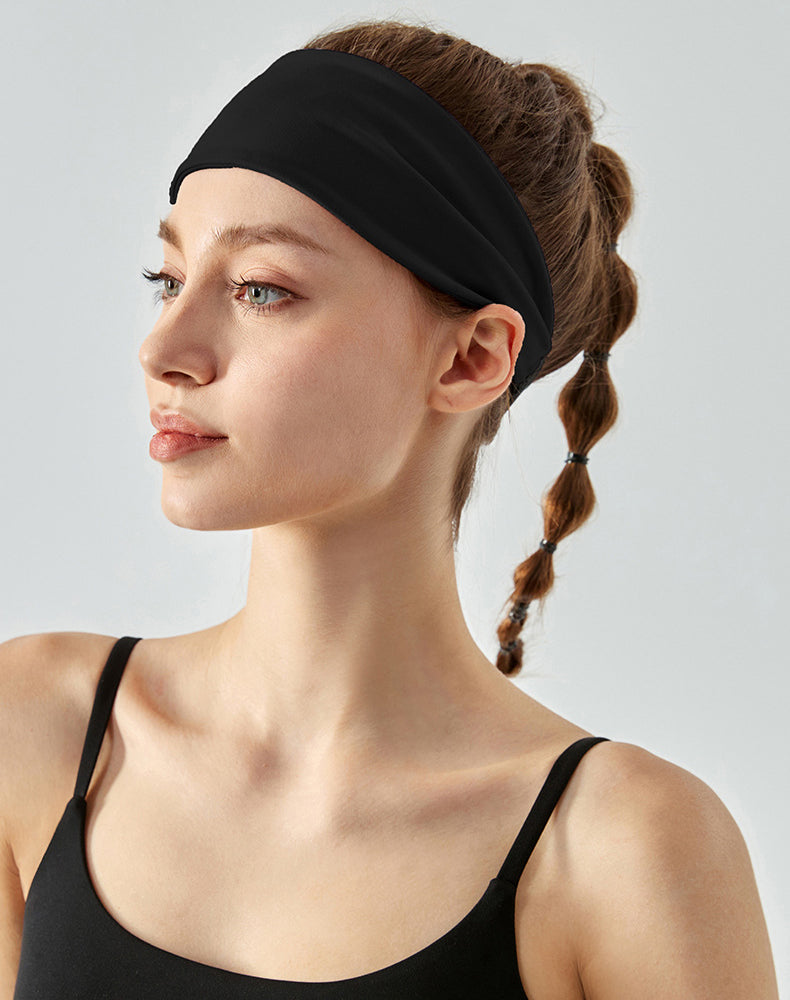 Wide Elastic Soft Sports Headband