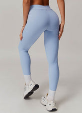 High Waist Drawstring Yoga Leggings
