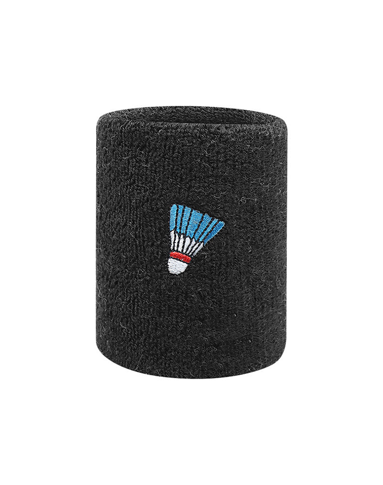 Badminton Embroidery Sports Wristband Set