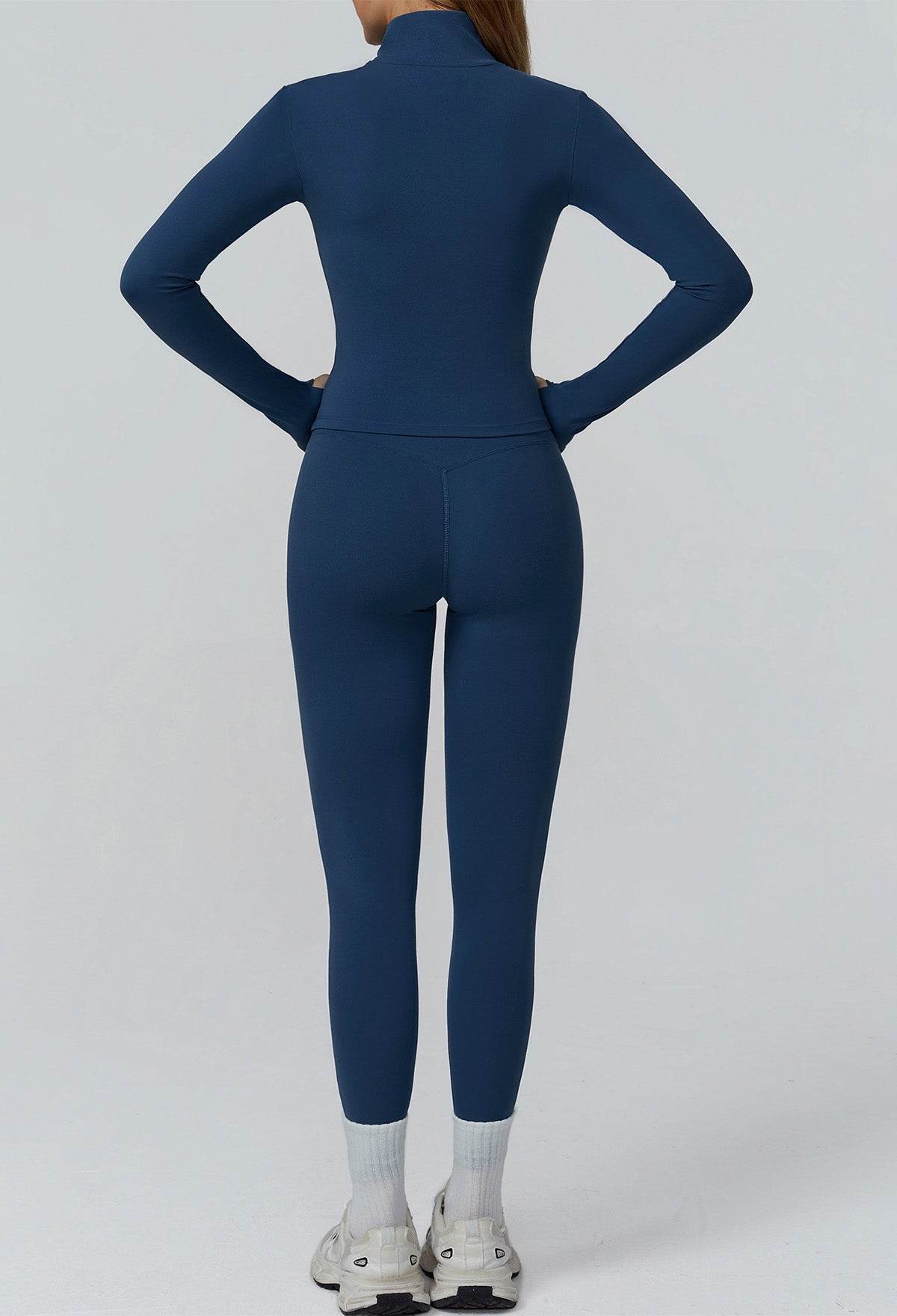 3 Pieces Athletic Wear with Sports Bra, Jacket and Legging