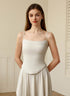 Curved Hem Sports Spaghetti Straps Tank Tops with Chest Pad