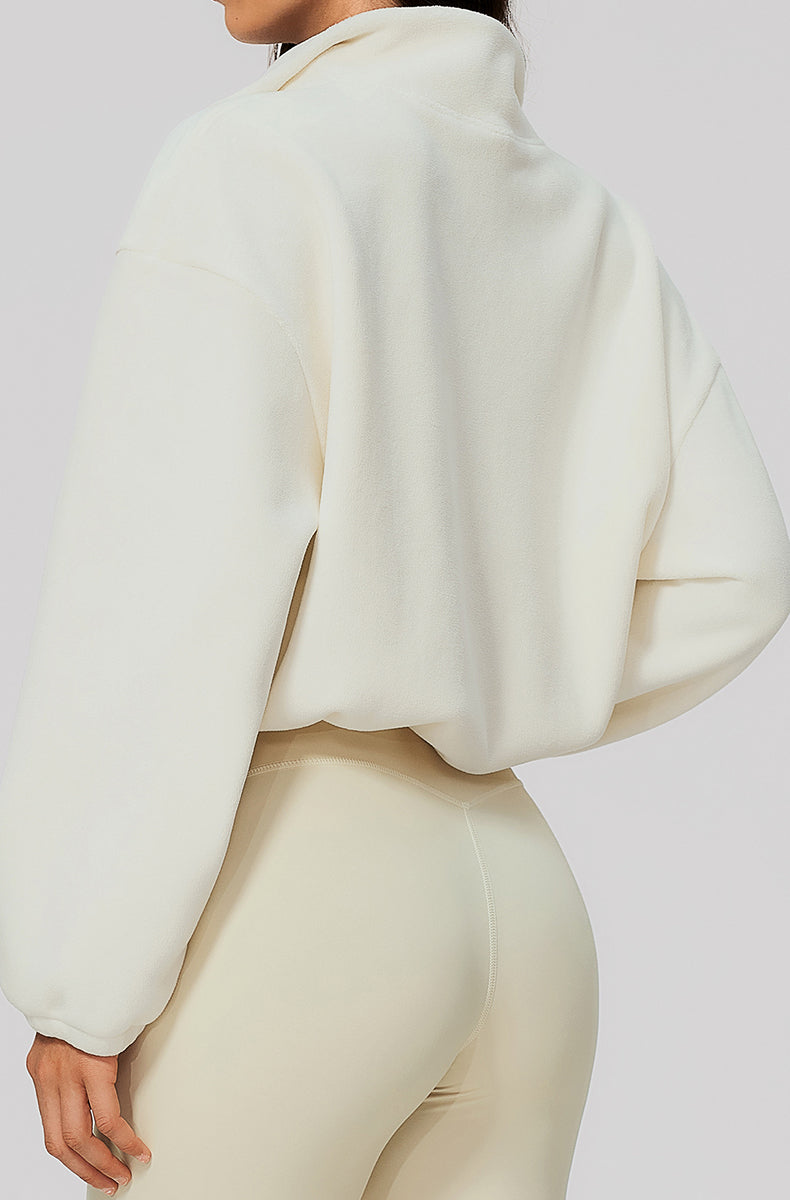 Half Zip Oversized Sweatshirts