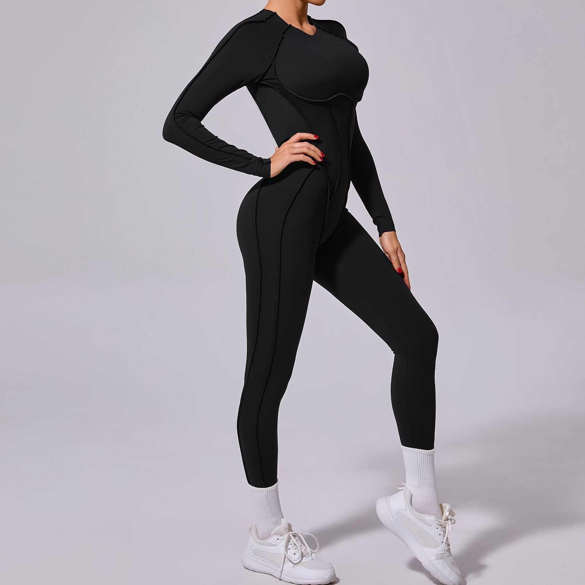 Long Sleeve Backless Yoga Jumpsuits | Embrace Your Workout in Style