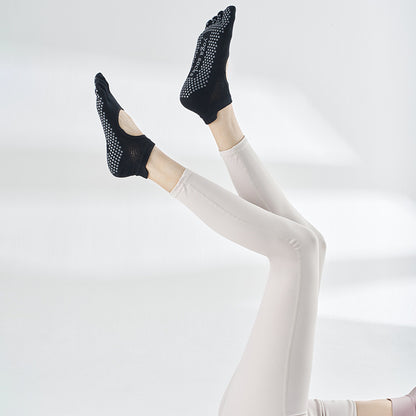 Five-Finger Non-Slip Pilates Socks