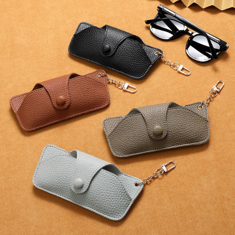 Snap Button Glasses Bag