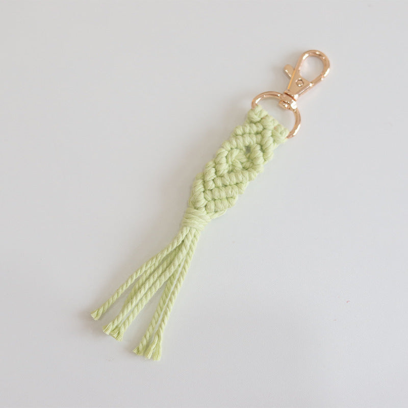 Cotton Rope Tassel Keychain