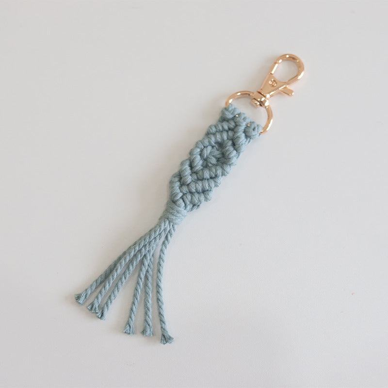 Cotton Rope Tassel Keychain