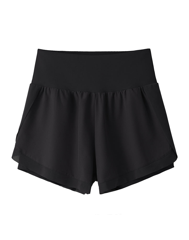 High Waisted Athletic Running Shorts with Pockets