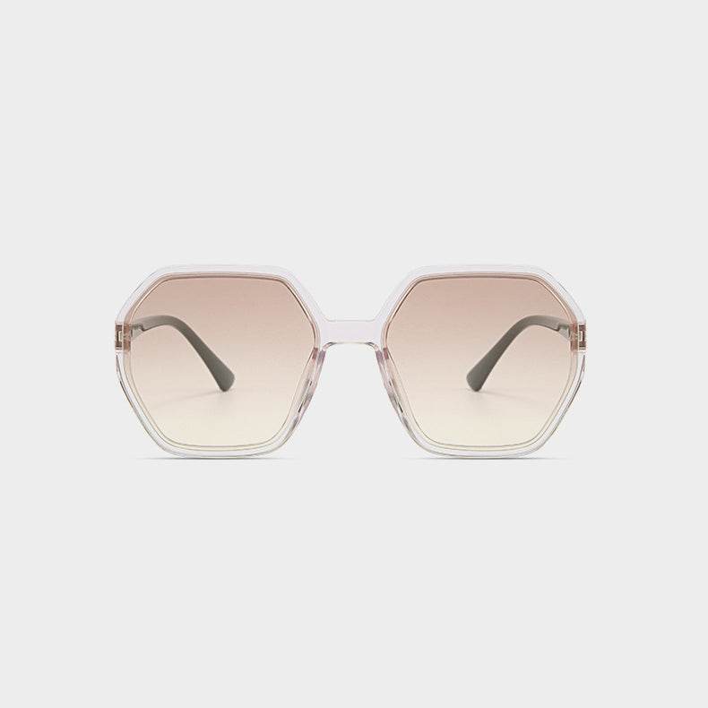 Oversized Vintage Hexagon Sunglasses -