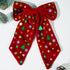 Large Glitter Velvet Christmas Hair Bow Clips