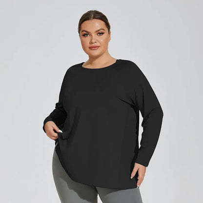 Large Size Loose Yoga T-Shirt