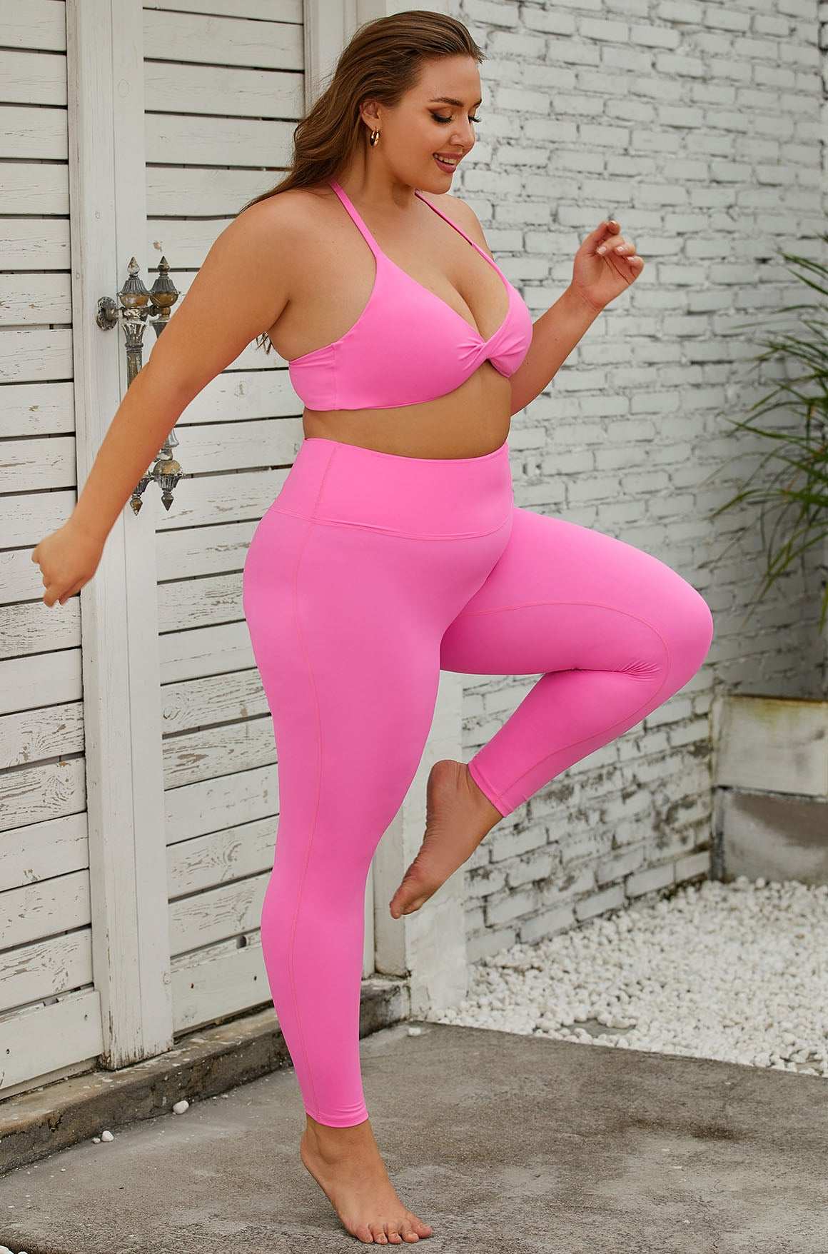 Plus Size Workout Sets With Sports Bra and Leggings | Perfect for Yoga